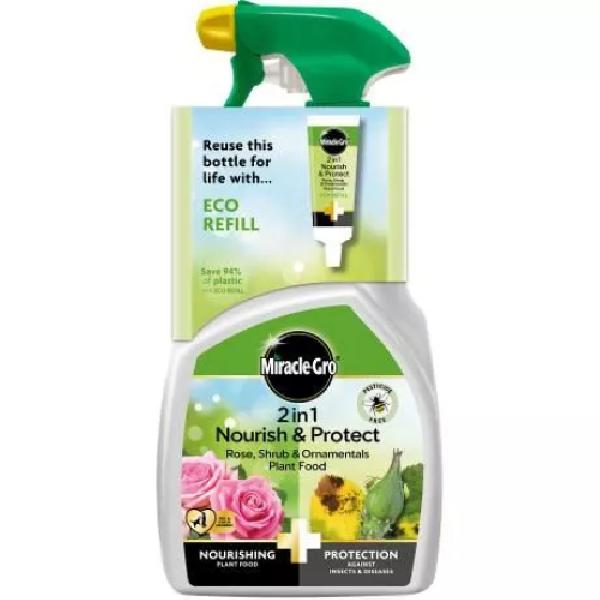2 in 1 Nourish & Protect Rose, Shrubs & Ornamental Ready To Use 